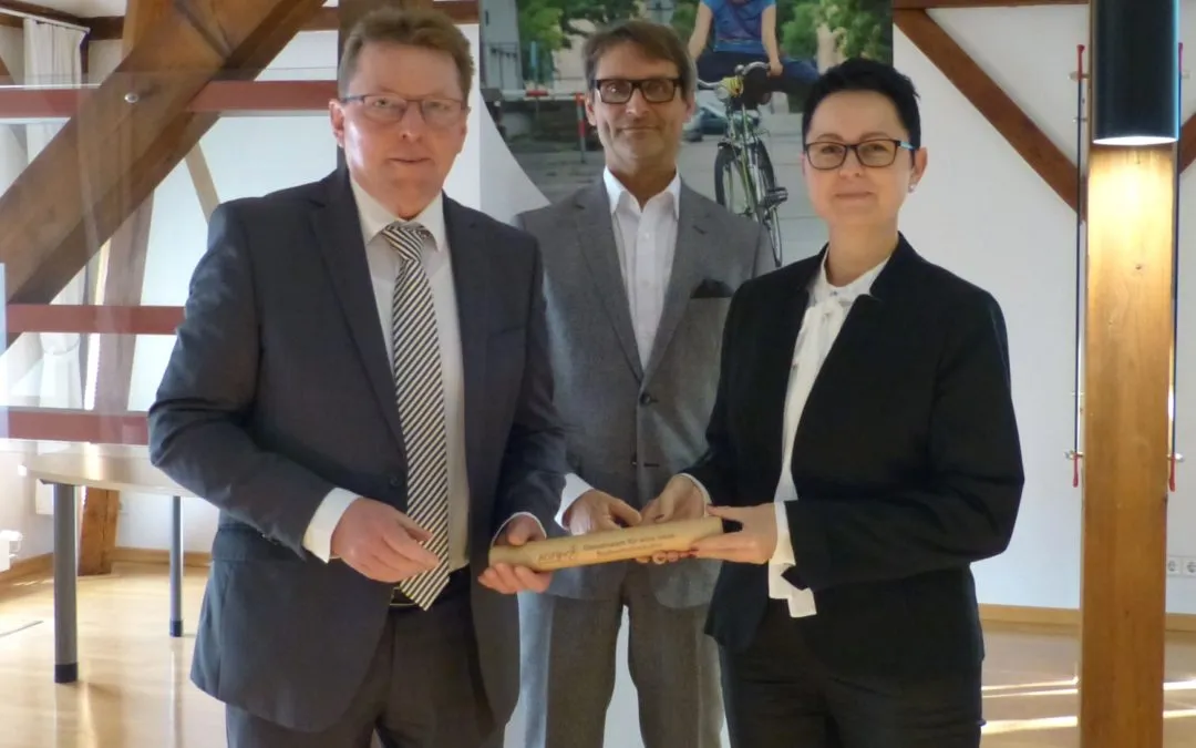 Bürgermeisterin Annett Jura übernimmt den Staffelstab