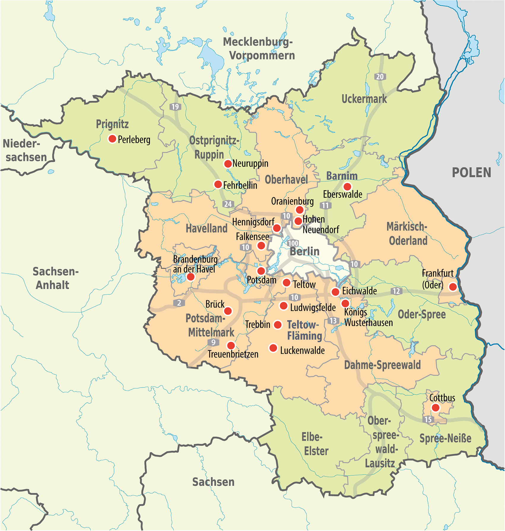 Mitglieder der AGKF Brandenburg