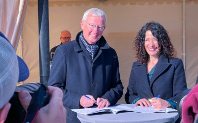 Kooperationsvertrag am S-Bahn-Haltepunkt Friedenstal unterzeichnet