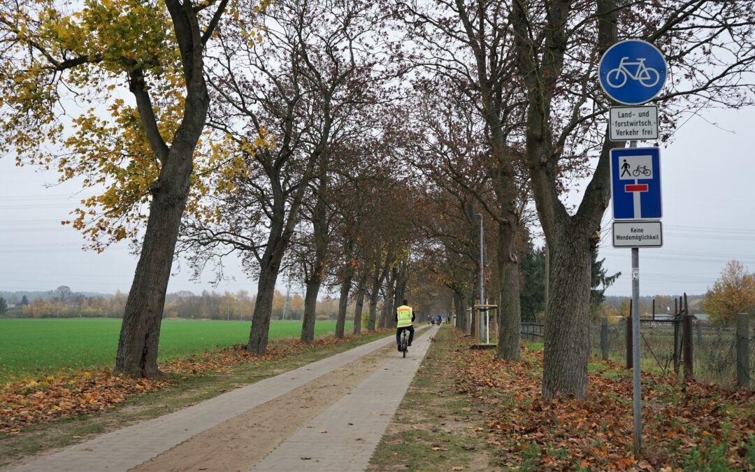 Modernisierung eines überregionalen Radwegs mit Rastplätzen in Perleberg