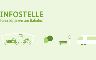 Infostelle Fahrradparken mit weiterem Angebot