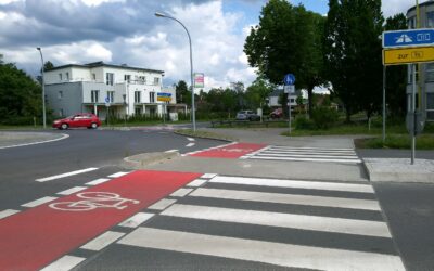 Sichere Fußgängerüberwege unter Berücksichtigung des Radverkehrs