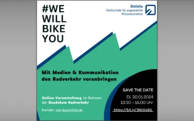 Webinar WE WILL BIKE YOU der Stiftungsprofessur Radverkehrsmanagement