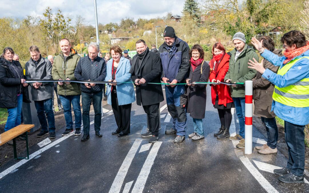 Neue Fahrradstraße in Eberswalde feierlich eröffnet