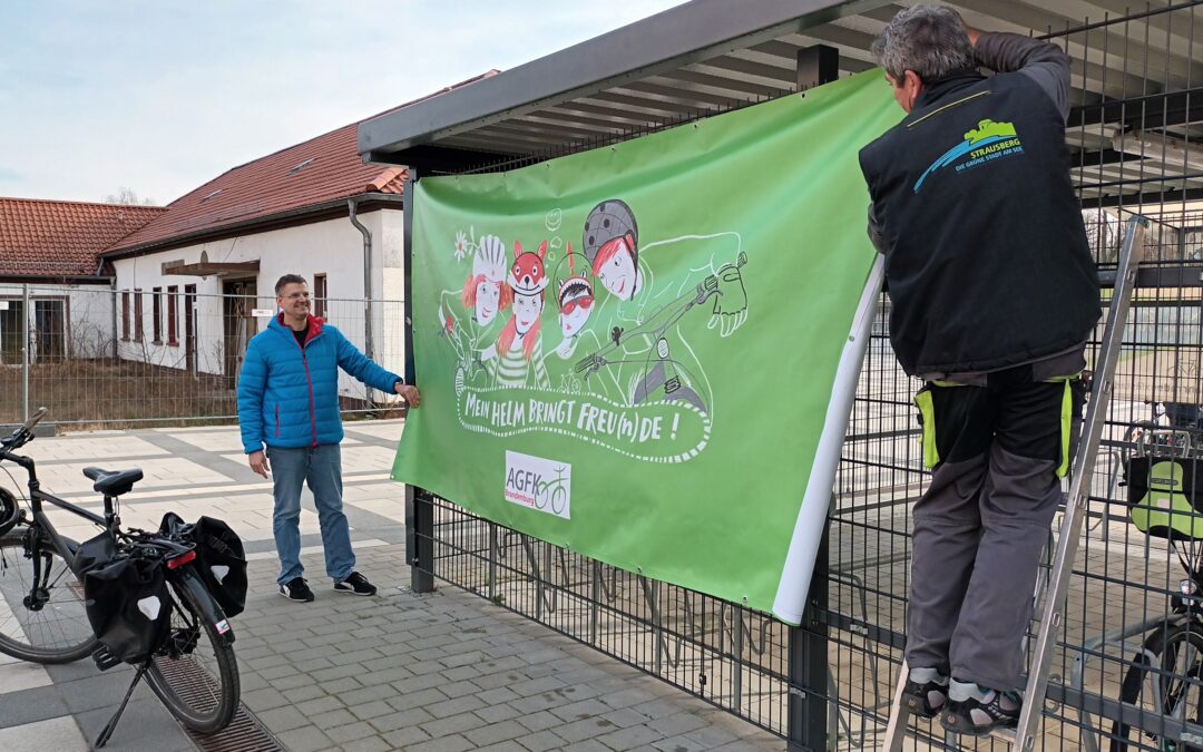AGFK-Banner in Strausberg und im LK Dahme-Spreewald