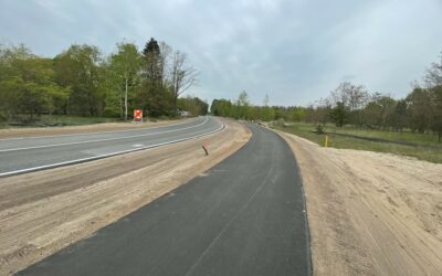Neue Radwegeverbindung in den Gewerbepark Süd in Oranienburg fertiggestellt