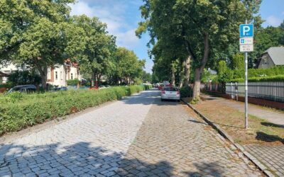 Komfortables Kopfsteinpflaster in der Gemeinde Eichwalde