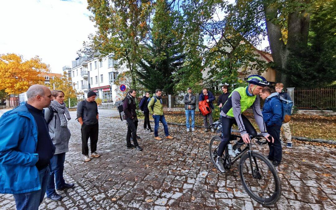 Fahrradfreundliches Eichwalde – Mitglieder überzeugen sich vor Ort