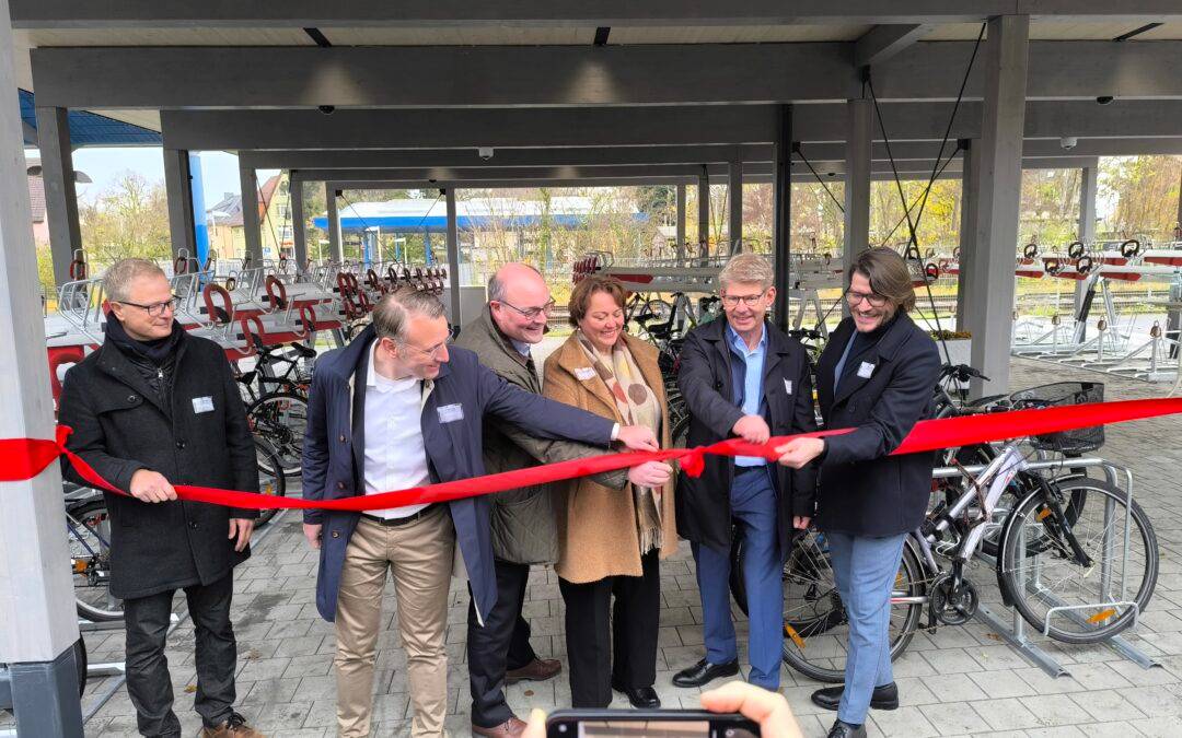 Zweiter VBB-RadPark am S-Bahnhof Neuenhagen bei Berlin realisiert