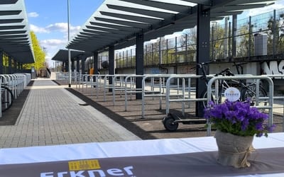 Neue Anlagen für Bike-and-Ride am Bahnhof Erkner